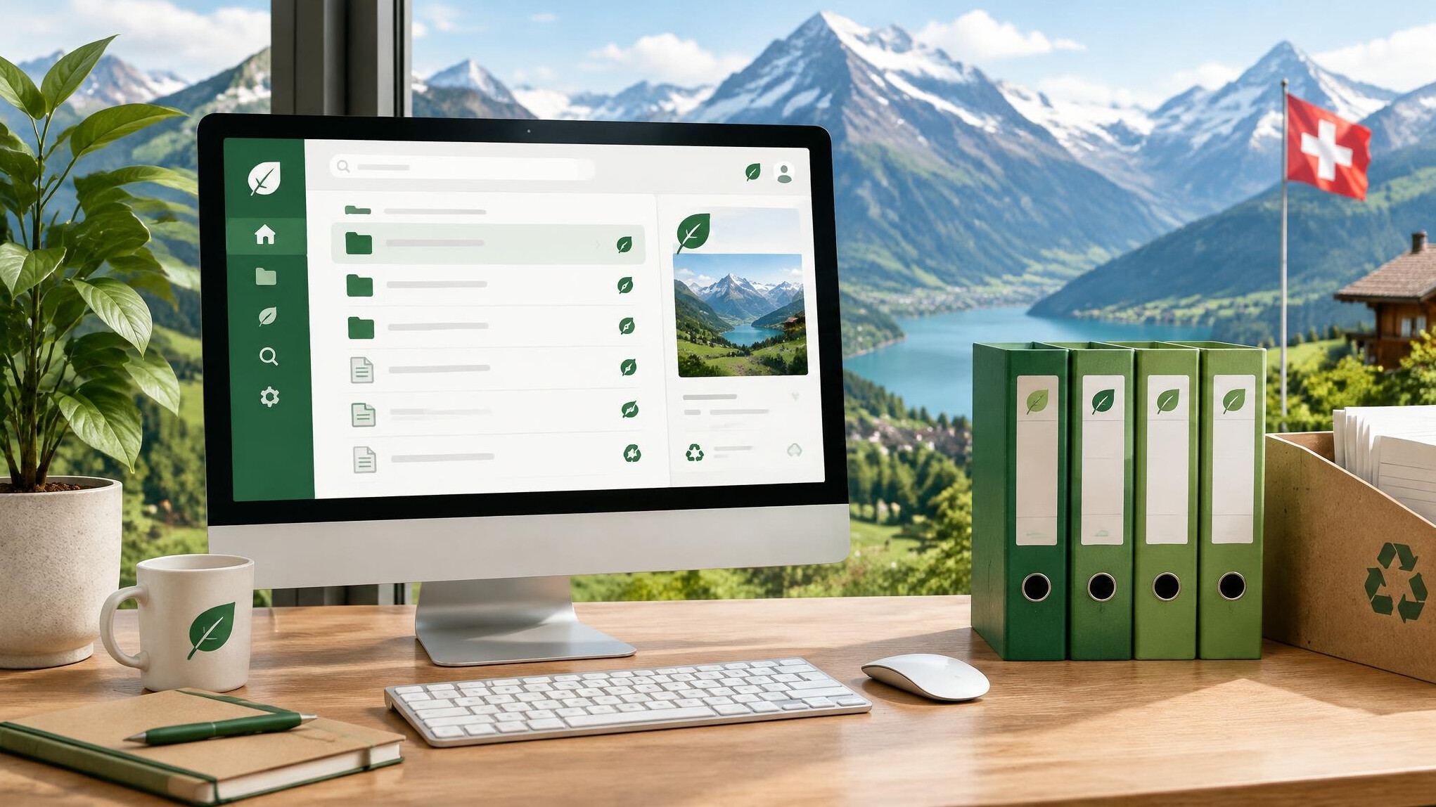 swiss green files interface